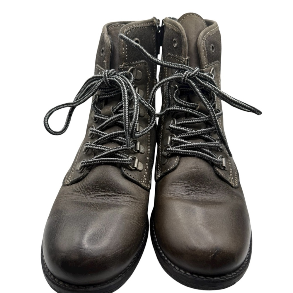 Taos Ringer Boots Women’s Size 6-6.5 Leather Combat Hiking Outdoors Lined - Picture 2 of 12